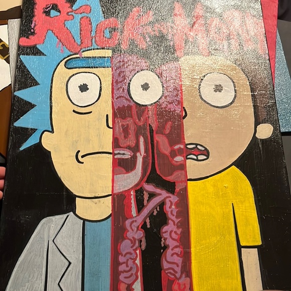 Rick and morty painting - Picture 1 of 5